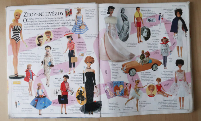 náhled knihy Obrazový průvodce módním světem panenky Barbie