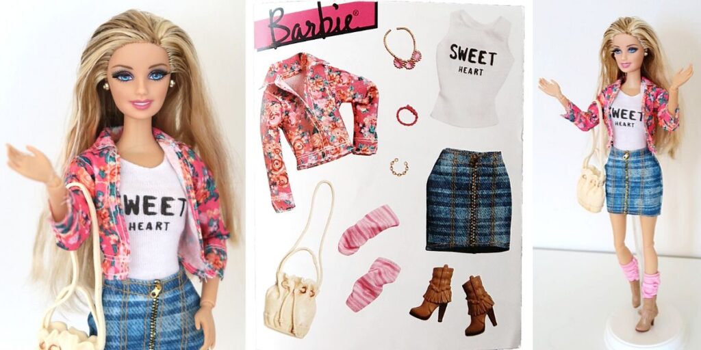 outfit Barbie Style Sweet Heart