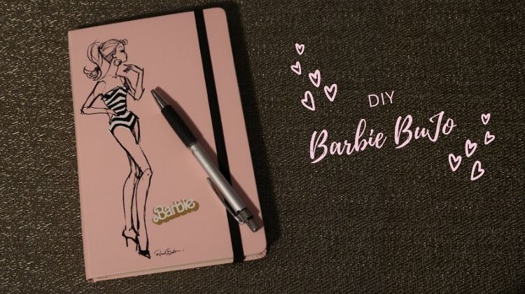 Barbie zápisník jako BuJo