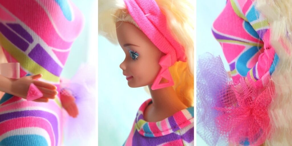 detaily reprodukce Barbie Totally Hair