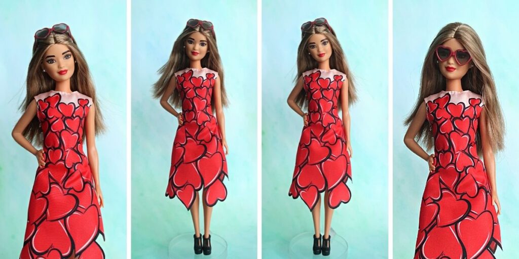 Barbie Fashionistas 81 v šatech od srdíčkové Millie